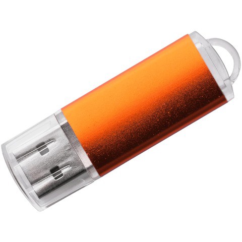 Флешка 8 ГБ оранжевая, пластик и металл «ДАНИ»