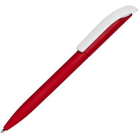 Ручка красная, пластик и soft-touch «ВИВАЛДИ-СОФТ»