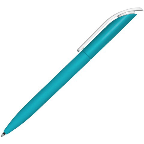 Бирюзовая ручка, пластик и soft-touch «ВИВАЛДИ-СОФТ»