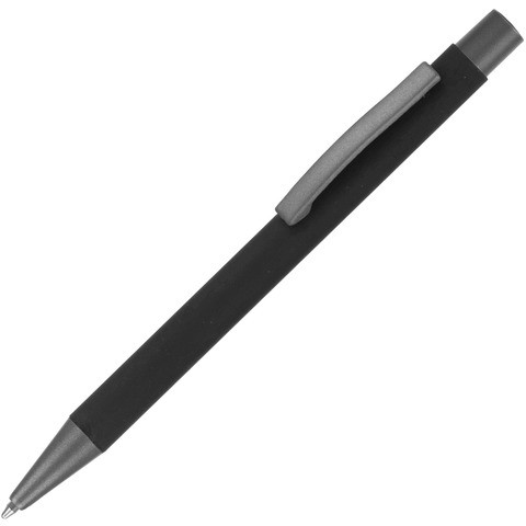 Черная ручка, металл и soft-touch «МАКС-СОФТ-ТИТАН»