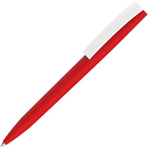 Красная ручка, пластик и soft-touch «ЗЕТА-СОФТ»