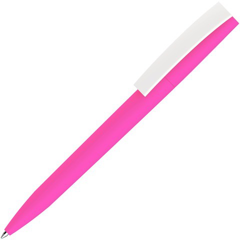 Ручка розовая, пластик и soft-touch «ЗЕТА-СОФТ»