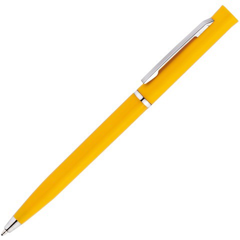 Желтая ручка, пластик «ЕУРОПА»