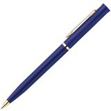 Темно-синяя ручка, пластик «ЕУРОПА-ГОЛД» Фото