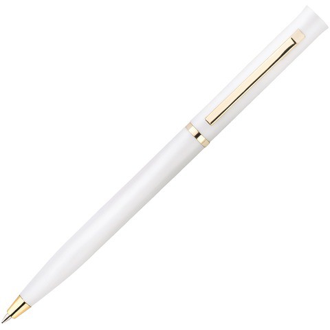 Белая ручка, пластик «ЕУРОПА-ГОЛД»