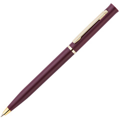 Ручка бордовая, пластик «ЕУРОПА-ГОЛД»