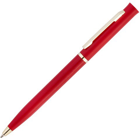 Красная ручка, пластик «ЕУРОПА-ГОЛД»