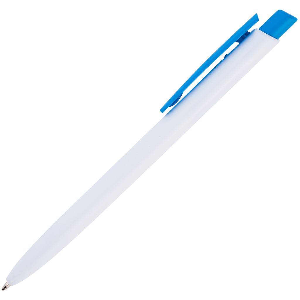 Изображение Голубая ручка, пластик «ПОЛО»