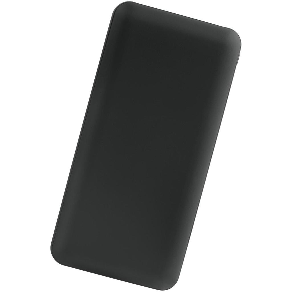 Картинка Черный внешний аккумулятор young soft, 20000 ма·ч, пластик и soft-touch