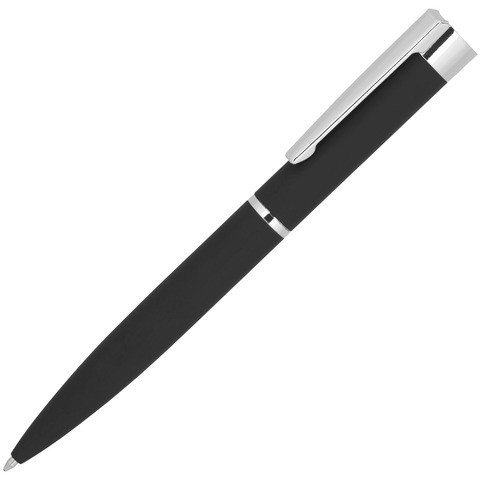 Черная ручка, металл и soft-touch «ГРОМ-СОФТ-МИРРОР»