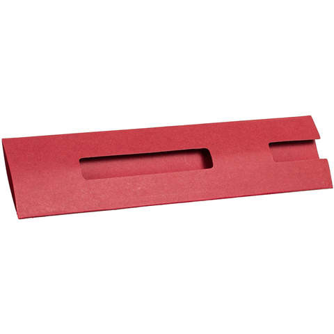 Красный чехол для ручки carton, картон