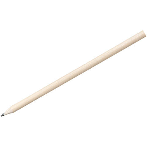Натуральный карандаш простой wood color без ластика, дерево
