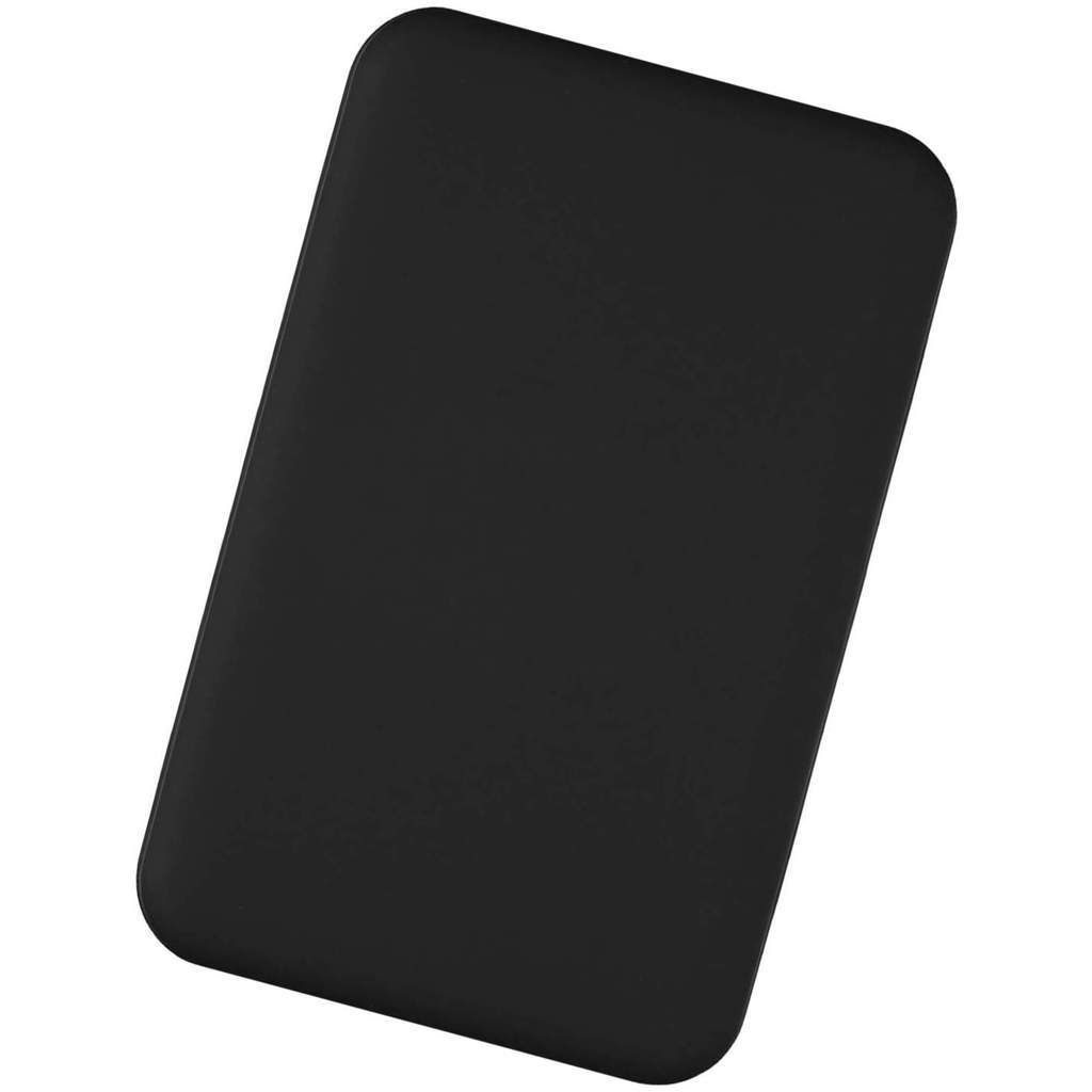 Изображение Черный внешний аккумулятор с подсветкой логотипа sunny soft, 5000 ма·ч, пластик и soft-touch