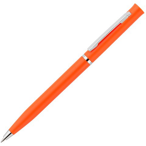 Ручка оранжевая, пластик «ЕУРОПА»