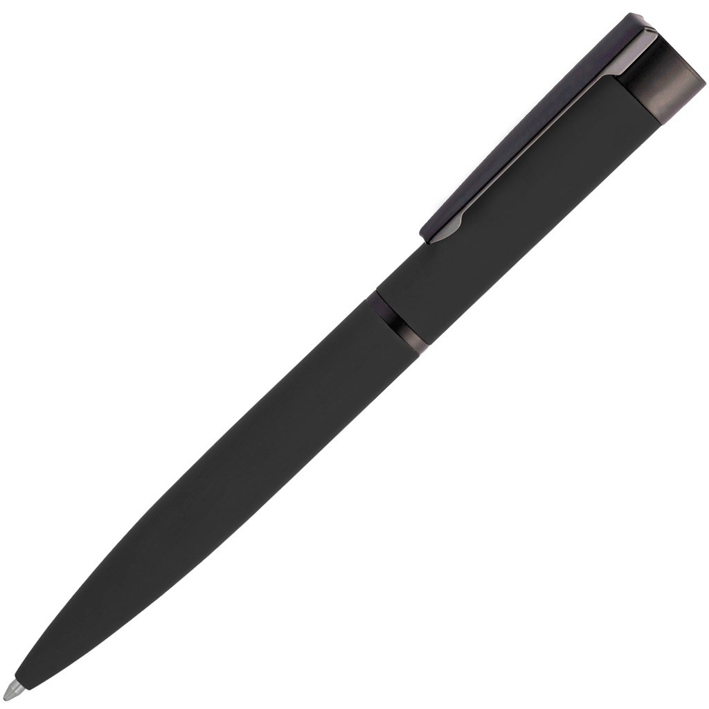 Схема Ручка черная полностью, металл и soft-touch «ГРОМ-СОФТ-МИРРОР»