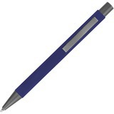 Ручка темно-синяя, металл и soft-touch «МАКС-СОФТ-ТИТАН» Схема