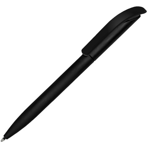 Ручка черная полностью, пластик и soft-touch «ВИВАЛДИ-СОФТ»
