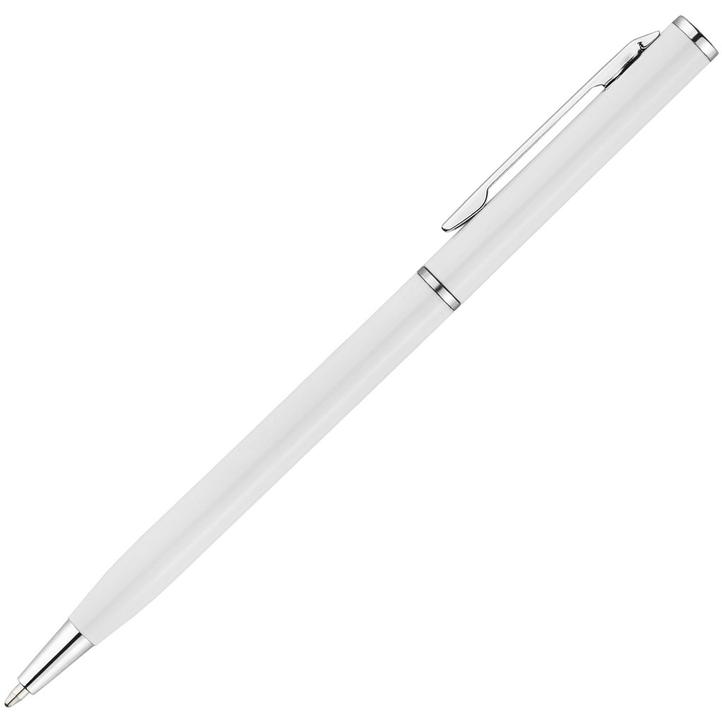 Фотография Белая ручка (акция! 36.90 от 300шт.), металл «ХИЛТОН»