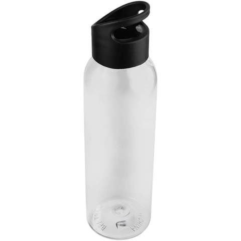Бутылка для воды BINGO 630мл. прозрачная с черным, пластик