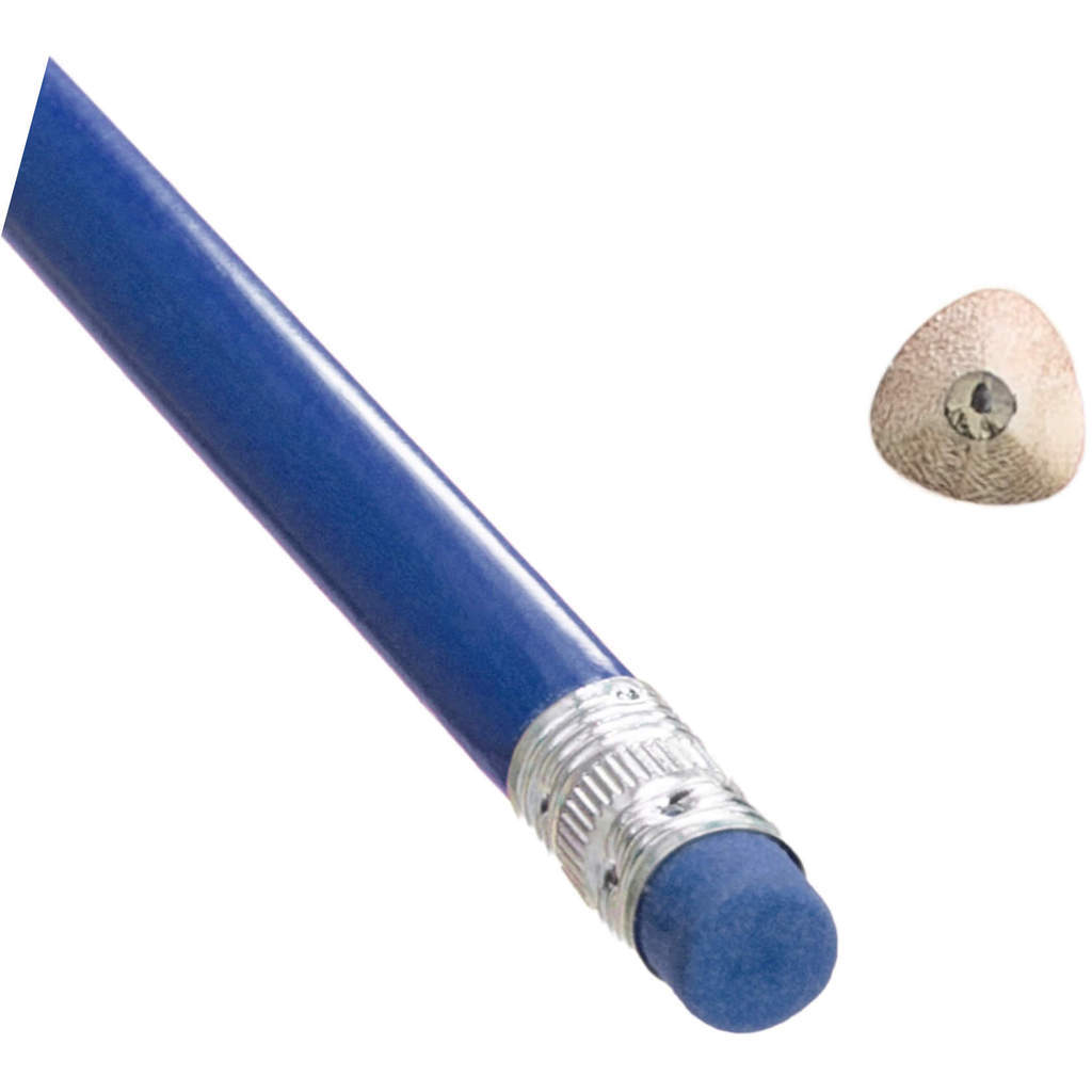 Картинка Синий карандаш треугольный wood color, дерево