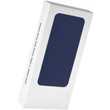 Синий внешний аккумулятор с подсветкой логотипа sunny soft type-c, 10000 ма·ч, пластик и soft-touch Макет