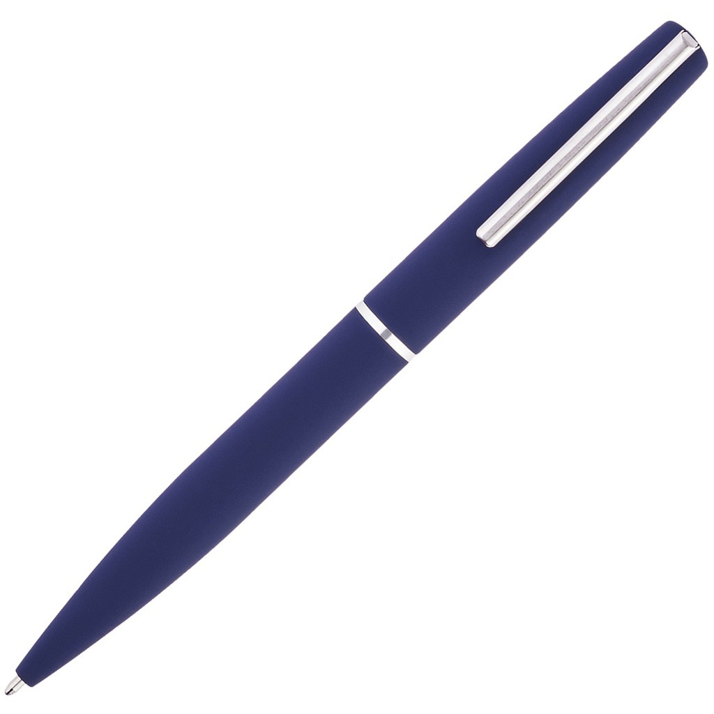 Схема Синяя ручка, металл и soft-touch «МЕЛВИН-СОФТ»