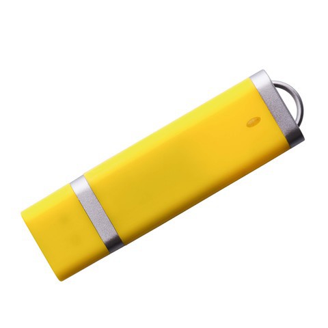 Флешка 16 ГБ желтая, пластик «ПРОФИ»
